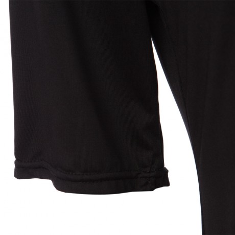 SIMPLE ROUND COLLAR HALF SLEEVE A-LINE BLACK DRESS FOR LADIES