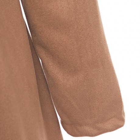 SIMPLE COLLARLESS LONG SLEEVE PURE COLOR ASYMMETRICAL CARDIGAN FOR LADIES