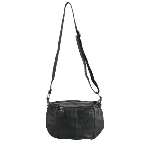 TRENDY PU LEATHER ZIPPER DESIGN SHOULDER BAG FOR LADIES