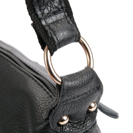 TRENDY PU LEATHER ZIPPER DESIGN SHOULDER BAG FOR LADIES