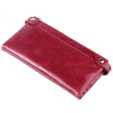 SOLID DOUBLE ZIPPER MULTI CARD BITS WALLETS FOR LADIES