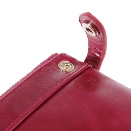 SOLID DOUBLE ZIPPER MULTI CARD BITS WALLETS FOR LADIES