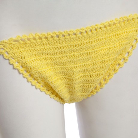 SEXY SOLID COLOR KNITED VEST TYPE WOMEN BIKINI SET