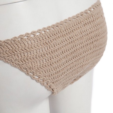 SEXY SOLID COLOR KNITED VEST TYPE WOMEN BIKINI SET