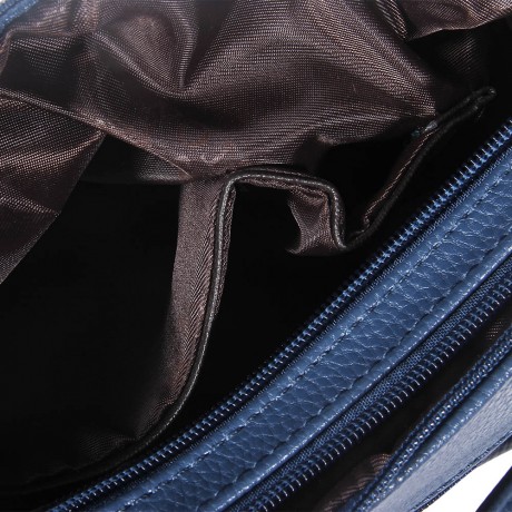 LICHEE PATTERN SOLID ZIPPER DESIGN SOFT BAG FOR LADIES