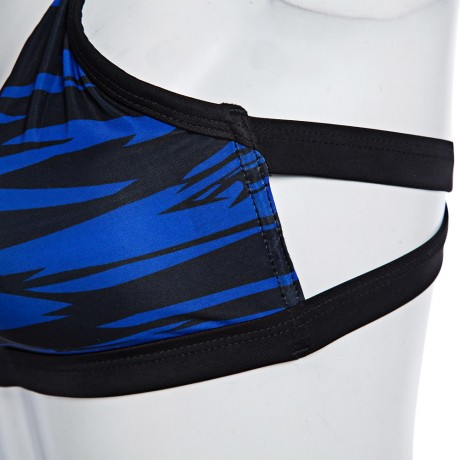 SEXY SPAGHETTI STRAP PRINTED TWO-PIECE SEPARATE SWIMWEAR FOR WOMEN