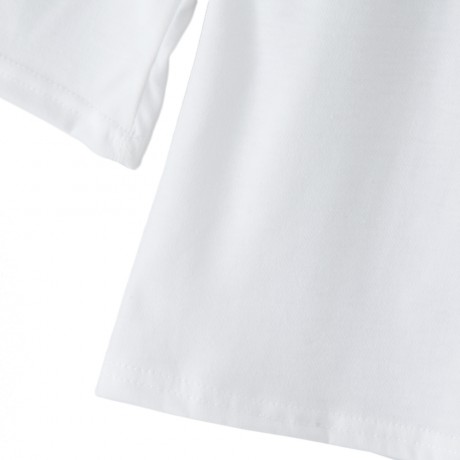 BRIEF PLUNGING NECK THREE QUARTER SLEEVE ZIPPER SOLID COLOR T-SHIRT FOR WOMEN