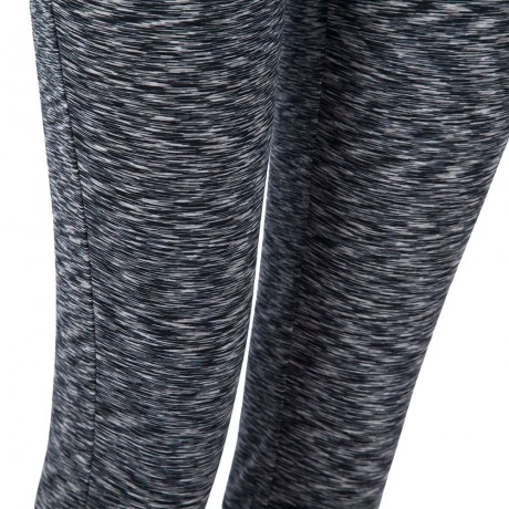 ACTIVE U-NECK STRIPES SEE-THROUGH TANK TOP   ELASTIC WAIST CAPRI LEGGINGS TWINSET FOR WOME