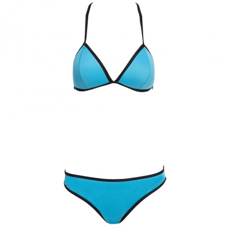 SEXY HALTER PADDED PUSH UP BRA   LOW WAIST BRIEFS BIKINI SWIMWEAR FOR WOMEN