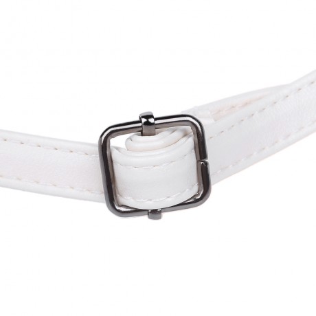 GUAPABIEN VINTAGE ONE-SHOULDER SOLID COLOR ARTIFICIAL LEATHER WOODEN LOCK MESSAGE BAGS