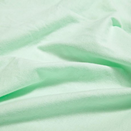 SIMPLE STYLE ROUND COLLAR SHORT SLEEEVE COTTON BLEND PURE COLOR T-SHIRT FOR WOMEN