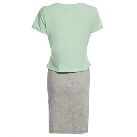 SWEET ELACTIC WAIST PLACKETING PURE COLOR SHEATHY MIDI SKIRT FOR WOMEN