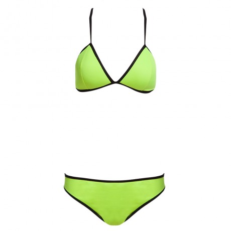 SEXY HALTER PADDED PUSH UP BRA   LOW WAIST BRIEFS BIKINI SWIMWEAR FOR WOMEN