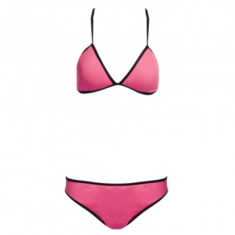 SEXY HALTER PADDED PUSH UP BRA   LOW WAIST BRIEFS BIKINI SWIMWEAR FOR WOMEN