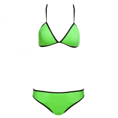 SEXY HALTER PADDED PUSH UP BRA   LOW WAIST BRIEFS BIKINI SWIMWEAR FOR WOMEN