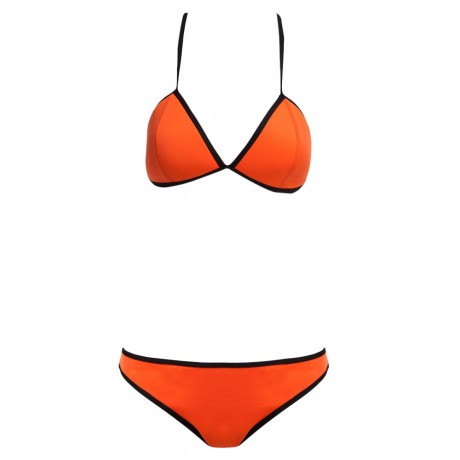 SEXY HALTER PADDED PUSH UP BRA   LOW WAIST BRIEFS BIKINI SWIMWEAR FOR WOMEN