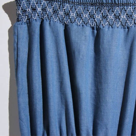 WOMEN'S STYLISH STRAPLESS DENIM JUMPSUIT