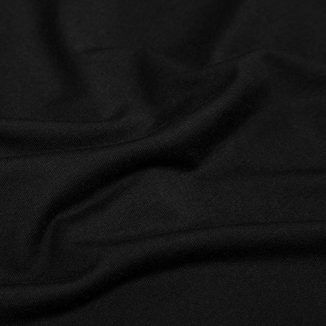 BRIEF PLUNGING NECK THREE QUARTER SLEEVE ZIPPER SOLID COLOR T-SHIRT FOR WOMEN