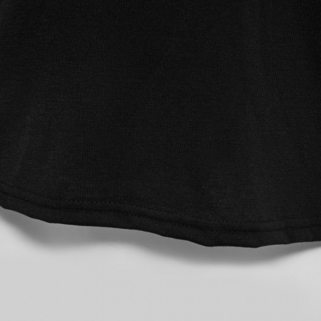 BRIEF PLUNGING NECK THREE QUARTER SLEEVE ZIPPER SOLID COLOR T-SHIRT FOR WOMEN