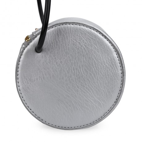 GUAPABIEN CYLINDER PATTERN SOLID COLOR DUAL PURPOES SHOULDER MESSENGER MINI BAG FOR WOMEN