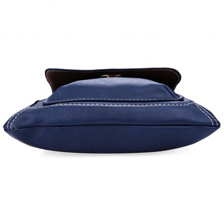 GUAPABIEN SOLID COLOR TURN LOCK ZIPPER VERTICAL DUAL PURPOSES SHOULDER MESSENGER BAG FOR W