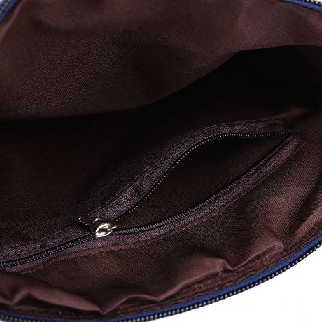 GUAPABIEN SOLID COLOR TURN LOCK ZIPPER VERTICAL DUAL PURPOSES SHOULDER MESSENGER BAG FOR W