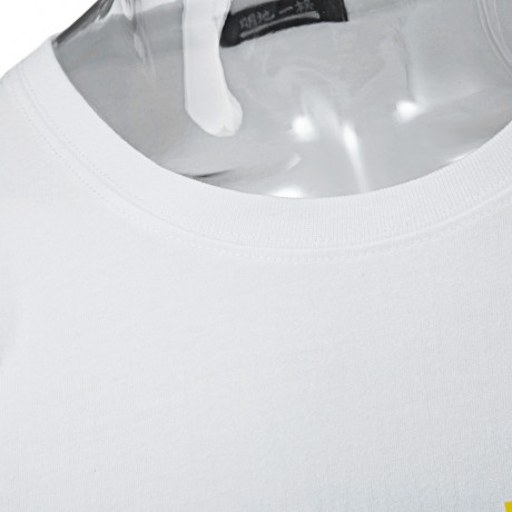 TRENDY ROUND COLLAR SHORT SLEEVE LETTER PRINT T-SHIRT FOR MEN