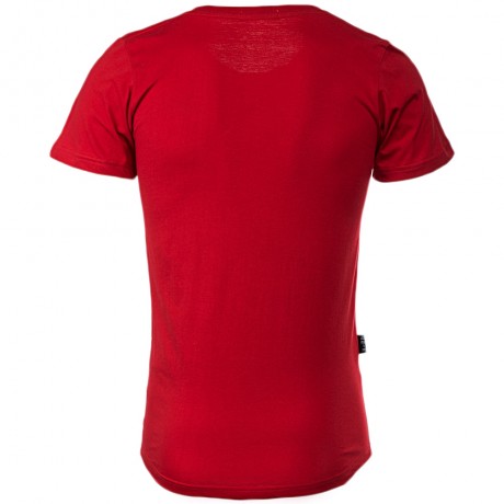 TRENDY ROUND COLLAR SHORT SLEEVE LETTER PRINT T-SHIRT FOR MEN