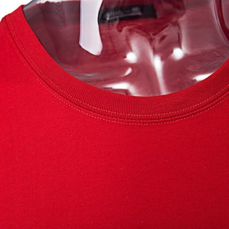 TRENDY ROUND COLLAR SHORT SLEEVE LETTER PRINT T-SHIRT FOR MEN