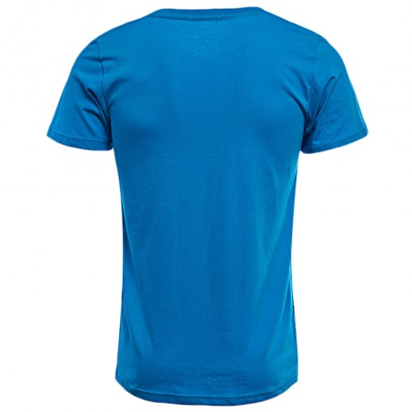 TRENDY ROUND COLLAR SHORT SLEEVE LETTER PRINT T-SHIRT FOR MEN
