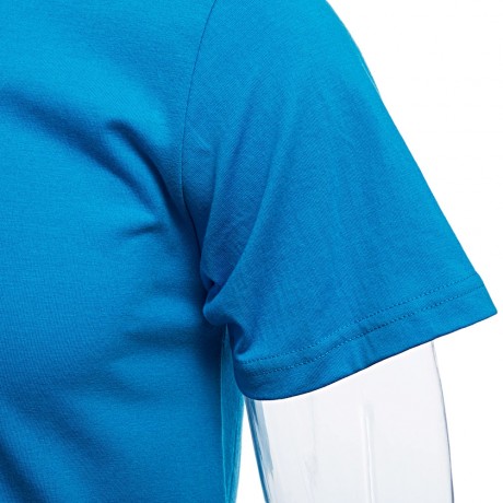 TRENDY ROUND COLLAR SHORT SLEEVE LETTER PRINT T-SHIRT FOR MEN