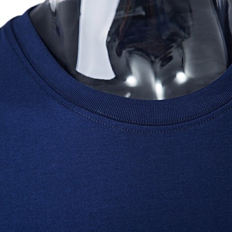 TRENDY ROUND COLLAR SHORT SLEEVE LETTER PRINT T-SHIRT FOR MEN