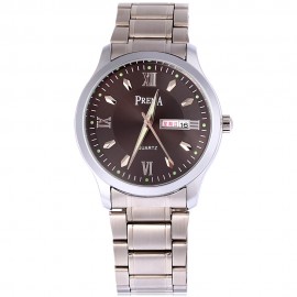 PREMA 6119 -11 MALE ROMAN NUMERALS DISPLAY QUARTZ WATCH CALENDAR LUMINOUS POINTER WATER RE