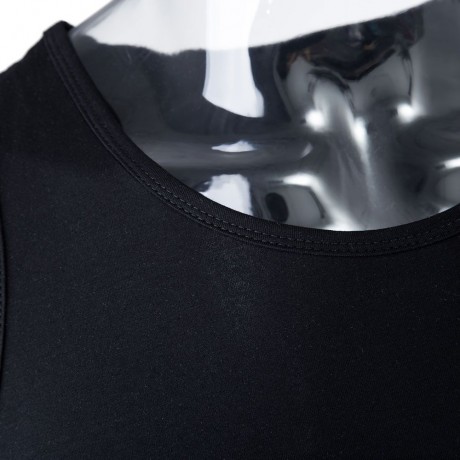 REFRESHING ROUND COLLAR CARTOON PRINT CANDY COLOR TANK TOP FOR MEN
