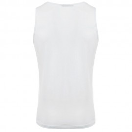REFRESHING ROUND COLLAR CARTOON PRINT CANDY COLOR TANK TOP FOR MEN
