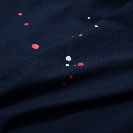 ROUND NECK SHORT SLEEVE PRINTED TRENDY T-SHIRT FOR MEN