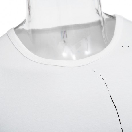 ROUND NECK SHORT SLEEVE PRINTED TRENDY T-SHIRT FOR MEN