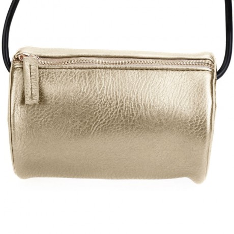 GUAPABIEN CYLINDER PATTERN SOLID COLOR DUAL PURPOES SHOULDER MESSENGER MINI BAG FOR WOMEN