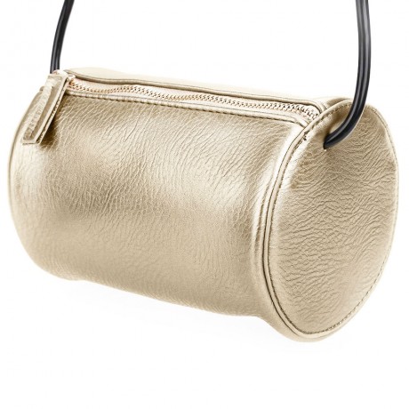 GUAPABIEN CYLINDER PATTERN SOLID COLOR DUAL PURPOES SHOULDER MESSENGER MINI BAG FOR WOMEN