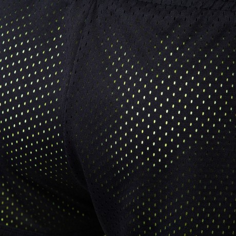 ACTIVE ELASTIC WAIST COLOR BLOCK YOGA SHORTS FOR WOMEN