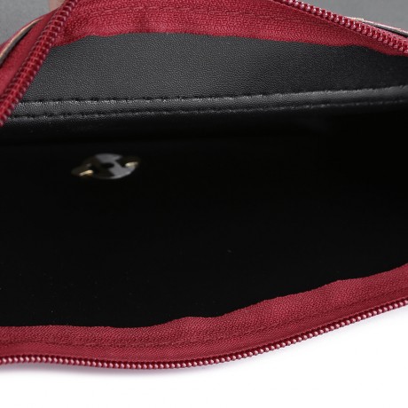 GUAPABIEN WATER CUBE PATCHWORK COVER SHOULDER MESSENGER BAG FOR LADY