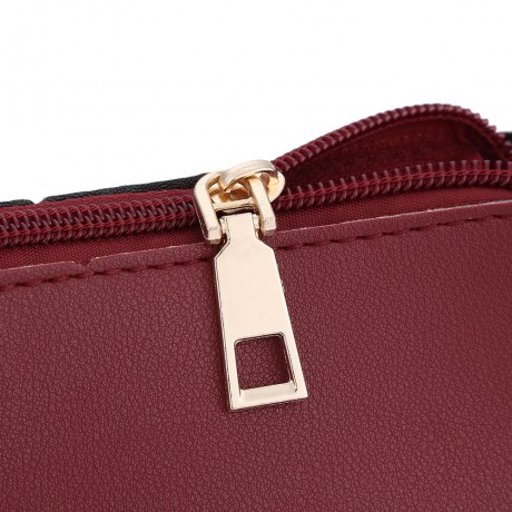 GUAPABIEN WATER CUBE PATCHWORK COVER SHOULDER MESSENGER BAG FOR LADY