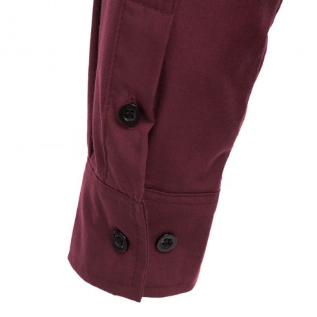 CASUAL TURN DOWN COLLAR LONG SLEEVE POCKET COLOR BLOCK SHIRT FOR MEN