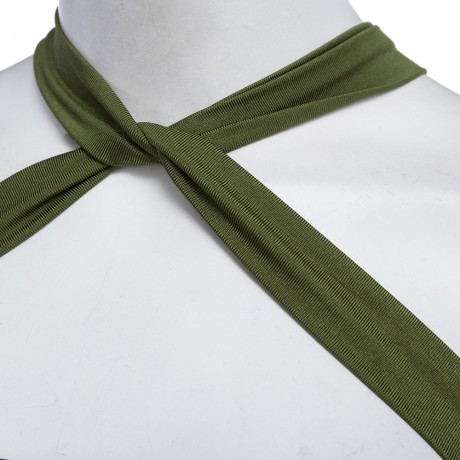 SEXY HALTER LACE-UP CROP TOP LOW WAIST BRIEFS SWIMWEAR FOR WOMEN