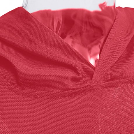 SIMPLE DESIGN HOODED SLEEVELESS FRONT POCKET SOLID COLOR T-SHIRT FOR MEN