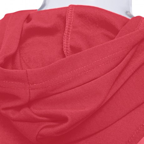 SIMPLE DESIGN HOODED SLEEVELESS FRONT POCKET SOLID COLOR T-SHIRT FOR MEN
