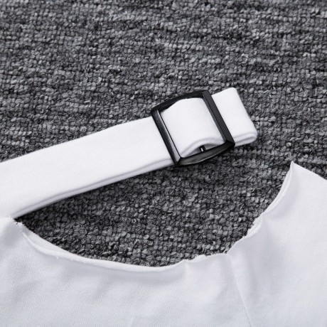 CASUAL OFF THE SHOULDER SHORT SLEEVE HOLLOW OUT SLIM T-SHIRT FOR WOMEN