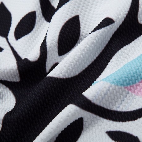 TRENDY ROUND COLLAR SEELELESS PRINT SLIM TANK TOP FOR WOMEN