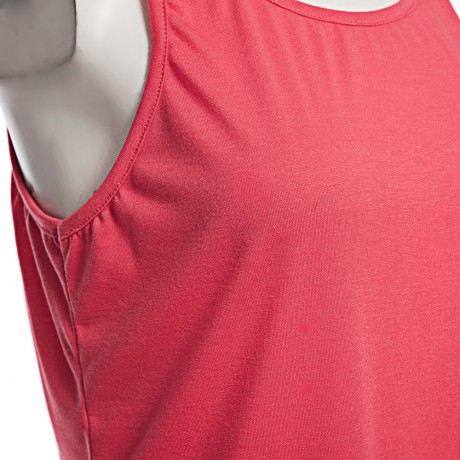 SEXY SPAGHETTI STRAP PURE COLOR CRISS-CROSS LOOSE-FITTING TANK TOP FOR WOMEN