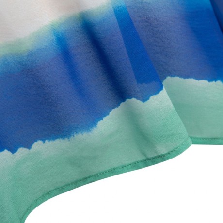 CHIC OFF THE SHOULDER 3/4 SLEEVE OMBRE BLOUSE FOR WOMEN